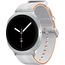 Galaxy Watch8 | 40 мм | 4G LTE | Silver | Athleisure/White | S/M, Размер: 40 мм, Цвет: Silver, Тип ремешка: Athleisure, Цвет ремешка: White, Размер ремешка: S/M, Подключение часов: Bluetooth / Wi-Fi + 4G LTE